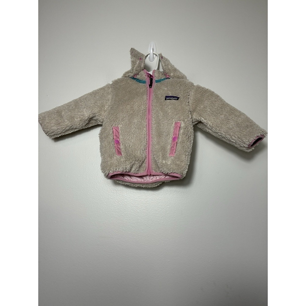 Patagonia Kids reversible Jacket with Pink Trim